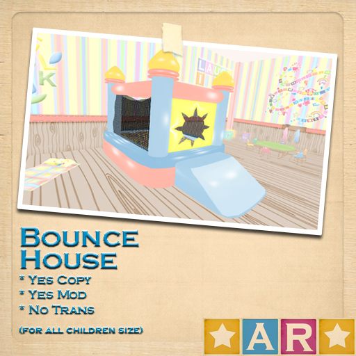 Second Life Marketplace * AR * Bounce house
